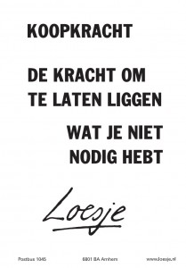 Loesje Koopkracht